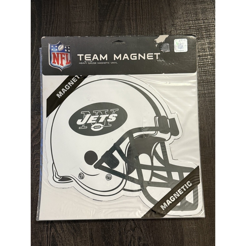 NFL New York Jets 12" Auto Magnet‎ Helmet- NEW
